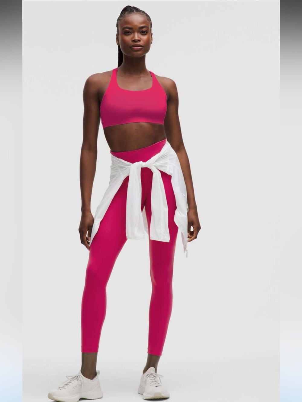 WW. Lululemon Wunder Train High-Rise Tight 25" Raspberry Coulis 10